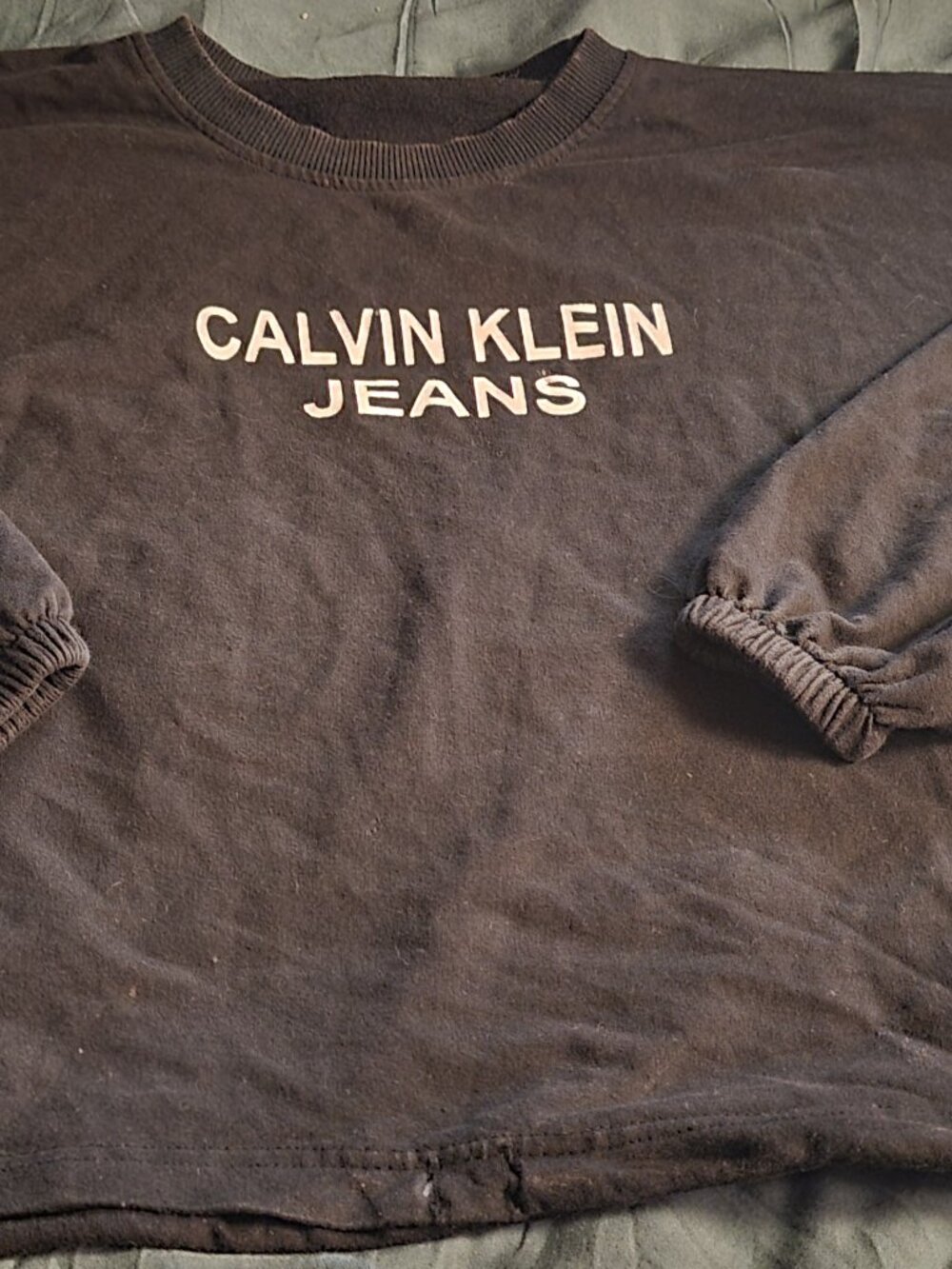 Calvin Klein Cropped Swaetshirt xxL